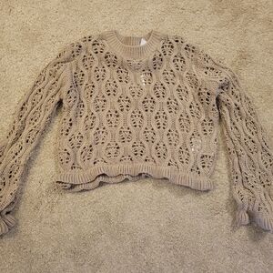 H and M brown sweater